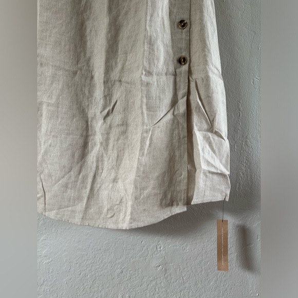 Reformation ‘Mar’ Linen Midi Dress 4 - Picture 7 of 8